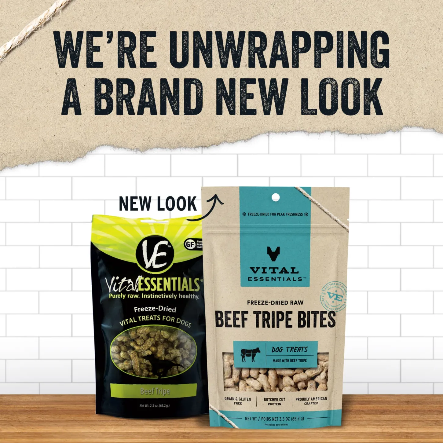 Vital Essentials Freeze-Dried Beef Tripe Bites Dog Treats