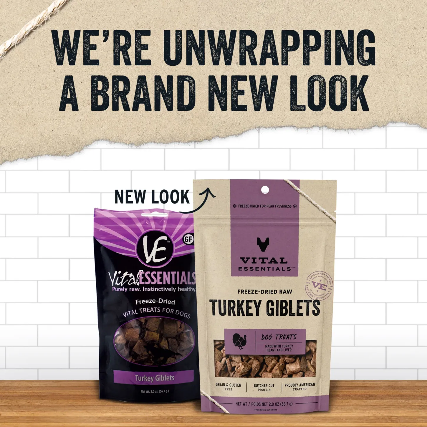 Vital Essentials Freeze-Dried Turkey Giblets Dog Treats