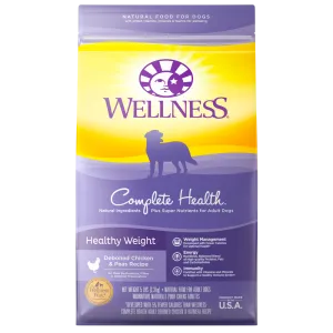 Wellness Complete Health Natural Healthy Weight Chicken and Peas Recipe Dry Dog Food