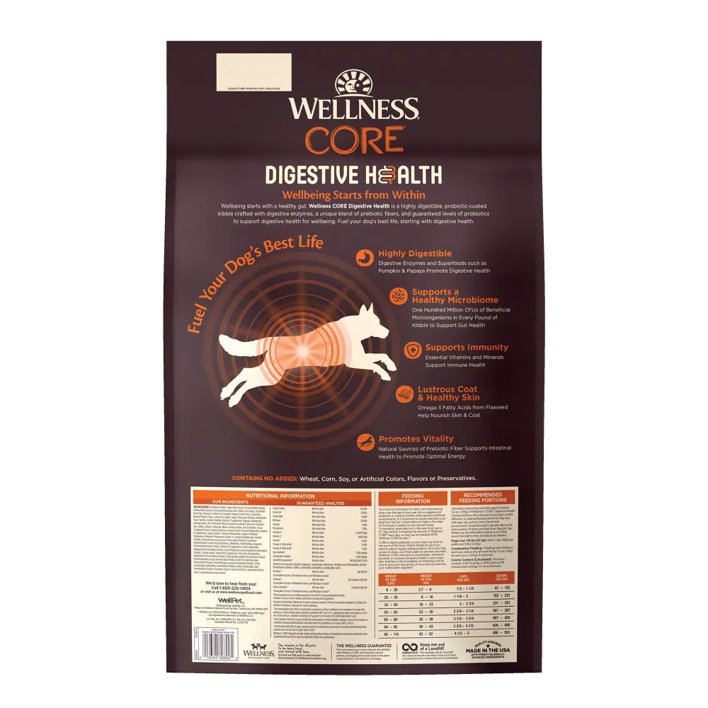 Wellness Core Digestive Health Chicken Recipe Dry Dog Food