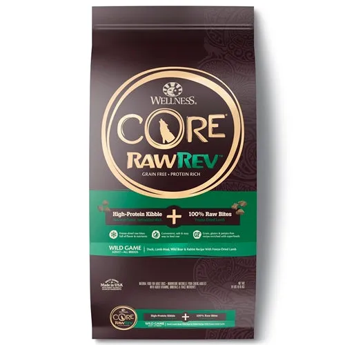 Wellness CORE RawRev Wild Game   100% Raw Lamb Dry Dog Food