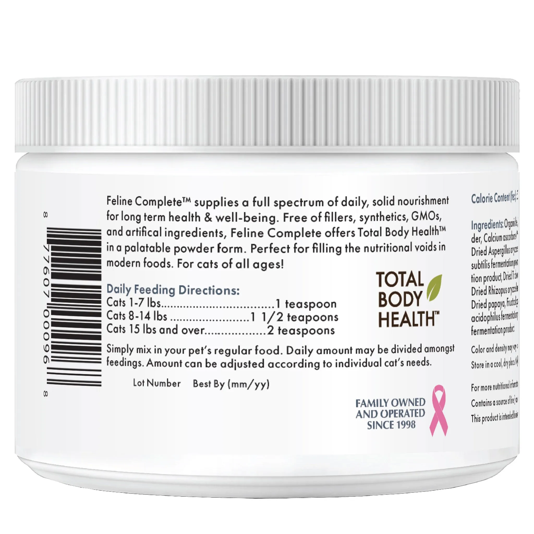 Wholistic Pet Organics Complete Kelp Cat Supplements