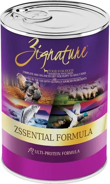 Zignature Grain Free Zssential Multi-Protein Recipe Canned Dog Food