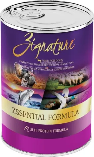 Zignature Grain Free Zssential Multi-Protein Recipe Canned Dog Food