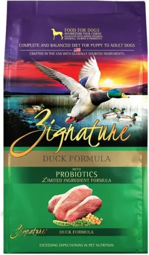 Zignature Limited Ingredient Diet Grain Free Duck Recipe Dry Dog Food