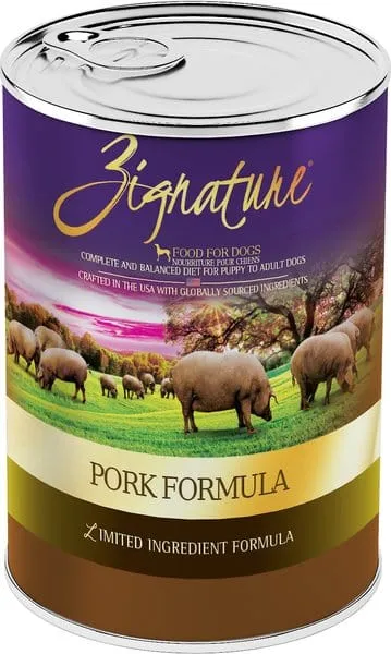 Zignature Limited Ingredient Diet Grain Free Pork Recipe Canned Dog Food