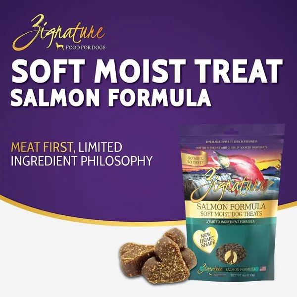 Zignature Salmon Flavored Soft Dog Treats