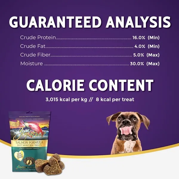 Zignature Salmon Flavored Soft Dog Treats