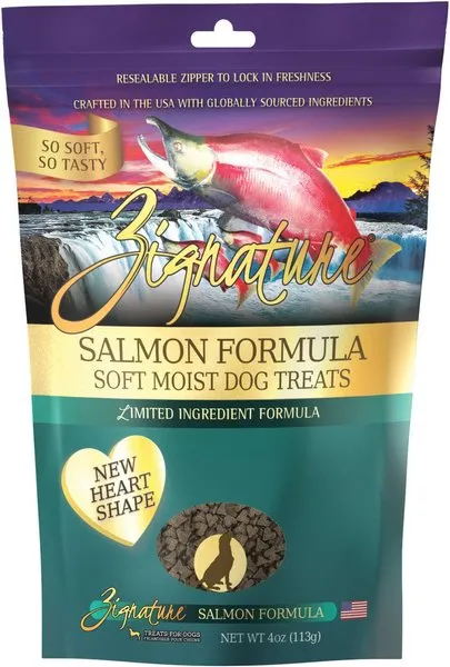 Zignature Salmon Flavored Soft Dog Treats