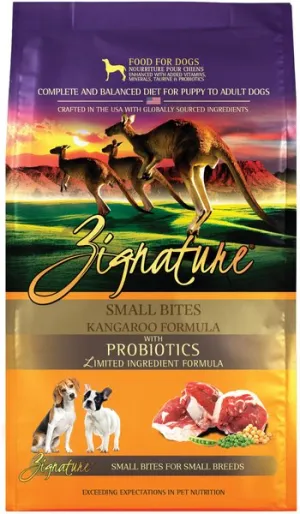Zignature Small Bites Kangaroo Formula