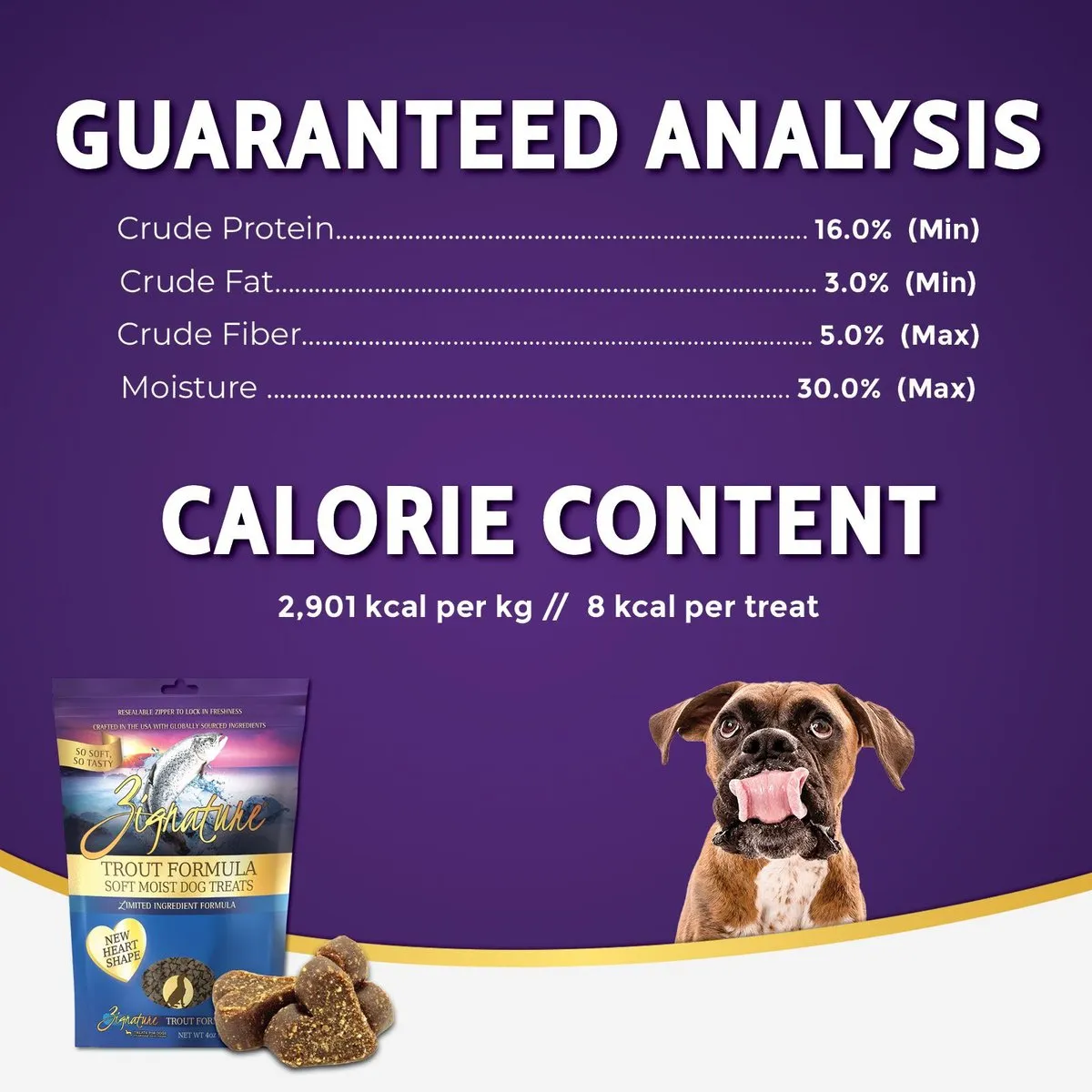 Zignature Trout Flavored Soft Dog Treats
