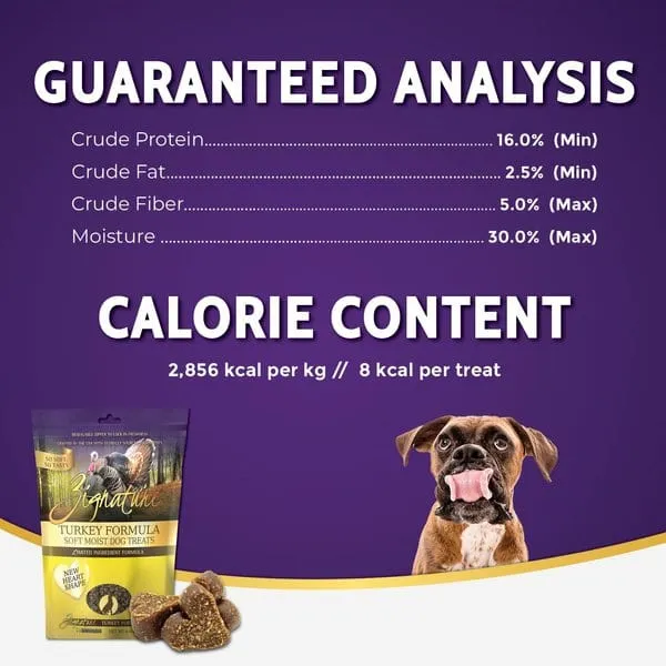 Zignature Turkey Flavored Soft Dog Treats