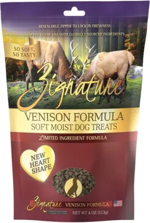 Zignature Venison Flavored Soft Dog Treats