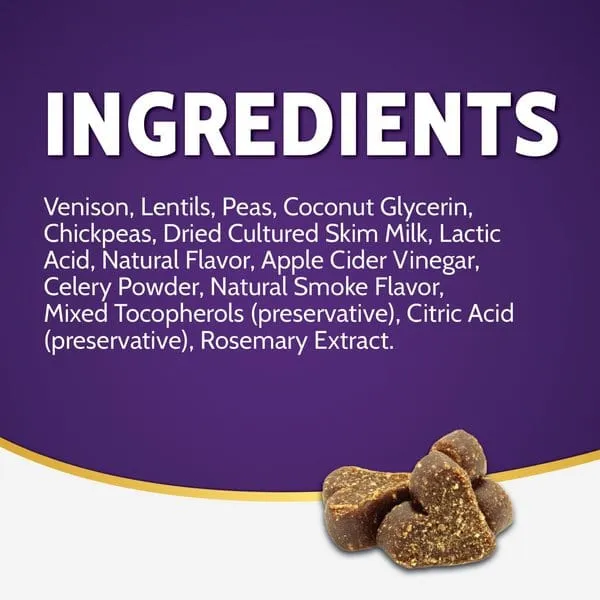 Zignature Venison Flavored Soft Dog Treats