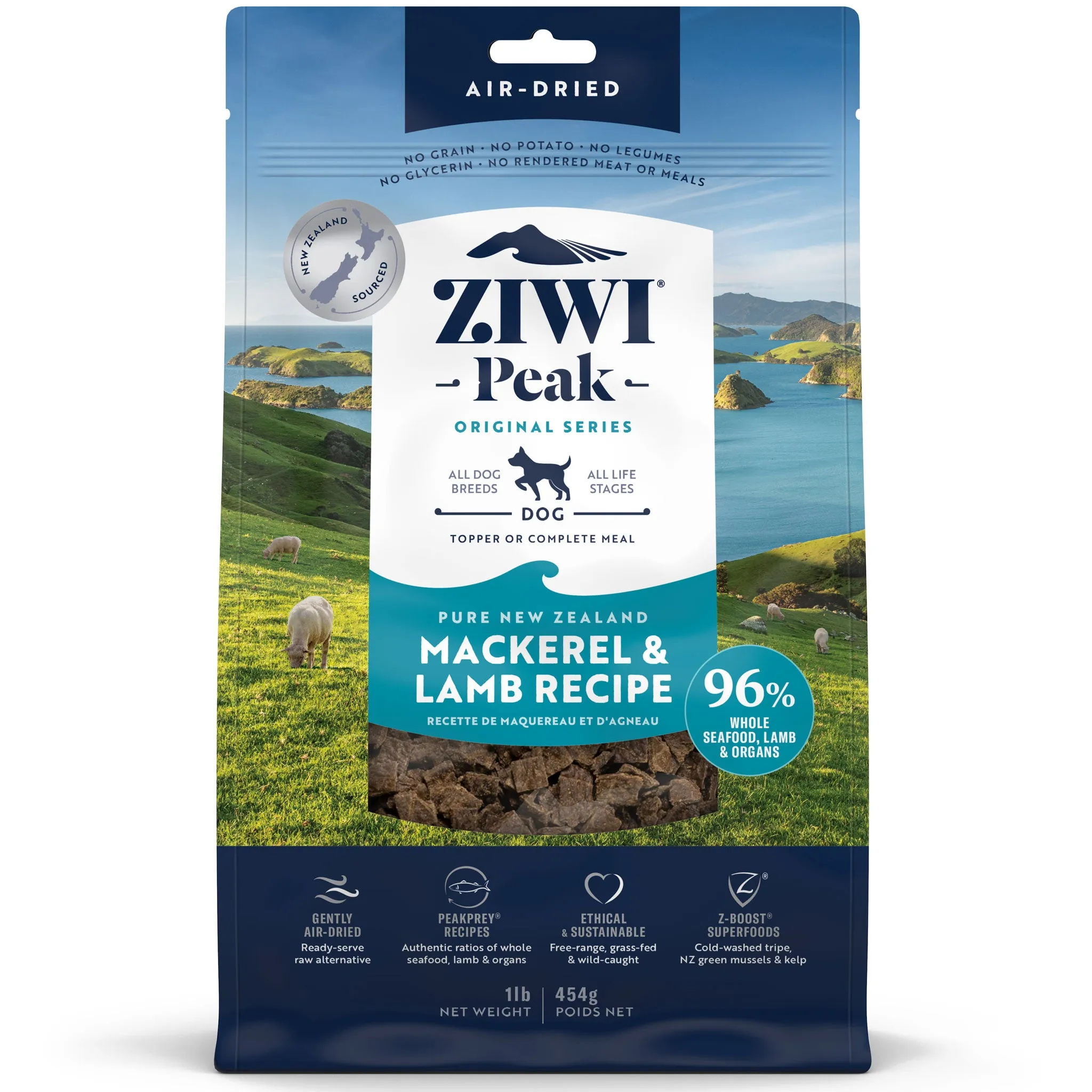 Ziwi Air-Dried Mackerel & Lamb Dog Food
