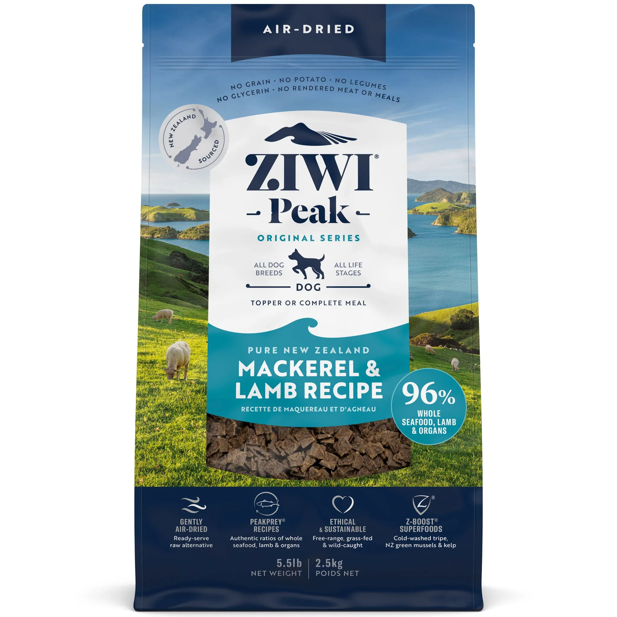 Ziwi Air-Dried Mackerel & Lamb Dog Food