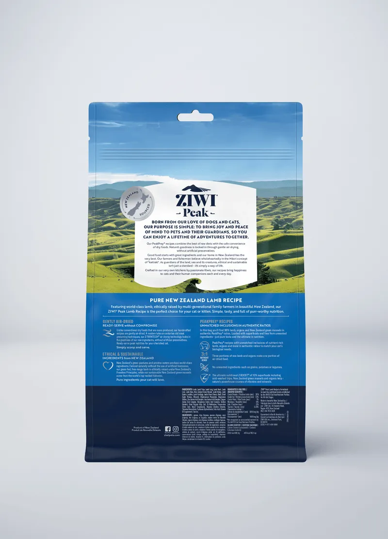 ZIWI Peak Air-Dried Lamb Recipe For Cats