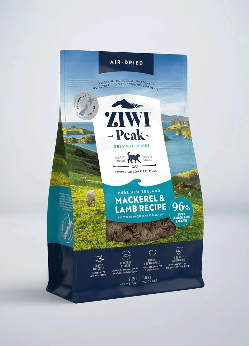 Ziwi Peak Air-Dried Mackerel & Lamb Dry Cat Food