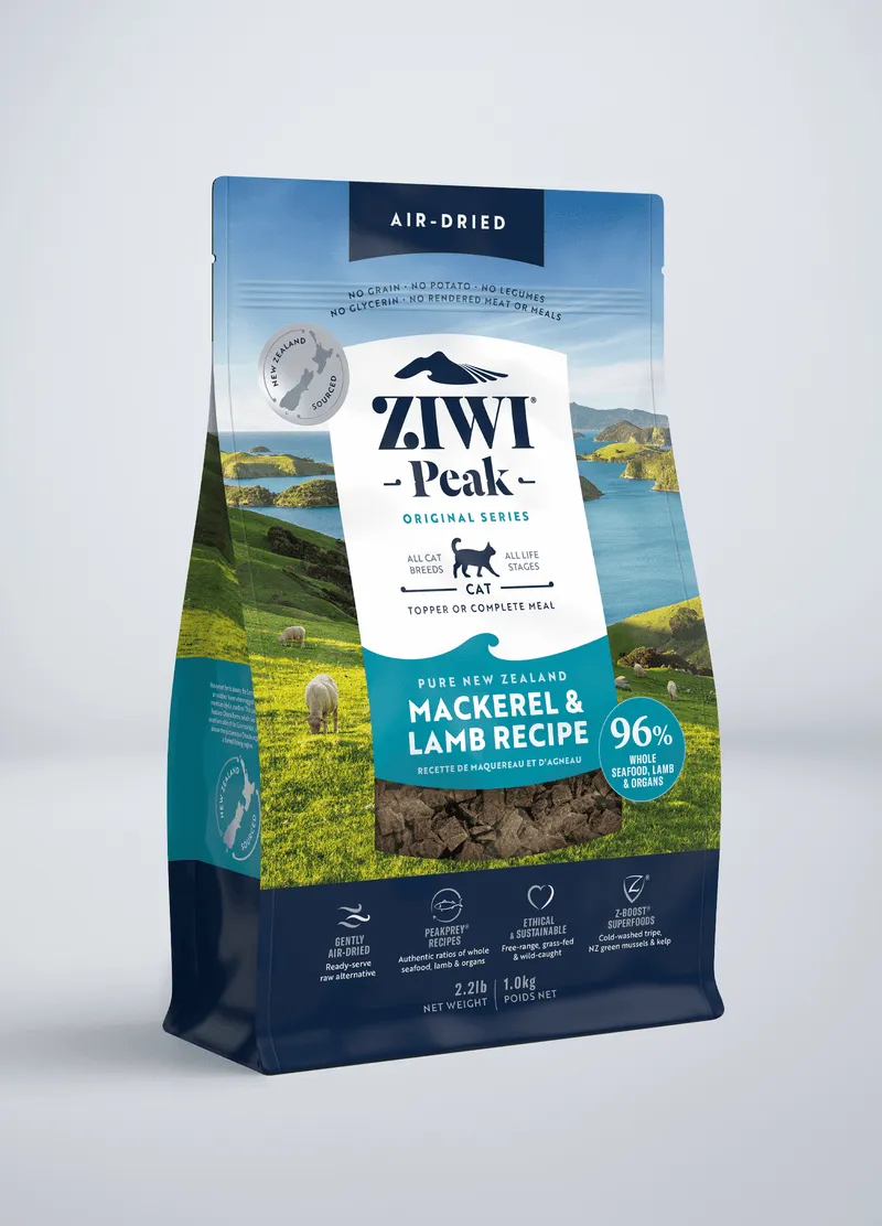ZIWI Peak Air-Dried Mackerel & Lamb Recipe For Cats