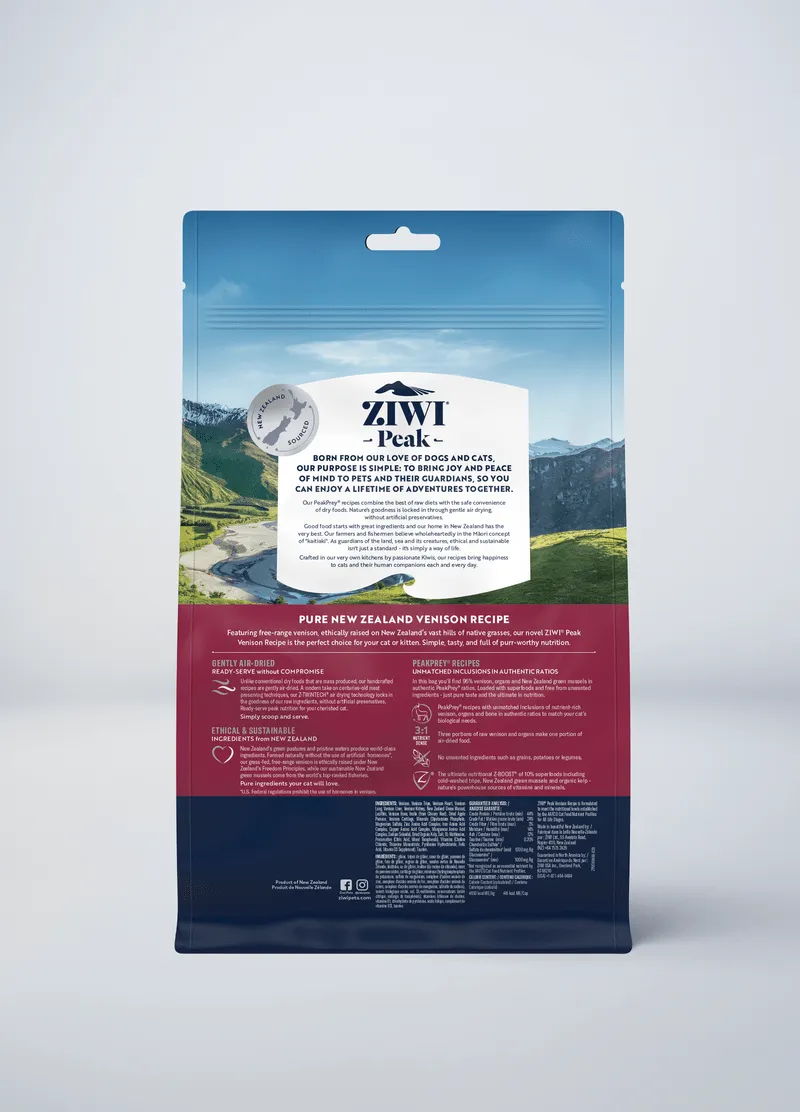 ZIWI Peak Air-Dried Venison Recipe For Cats
