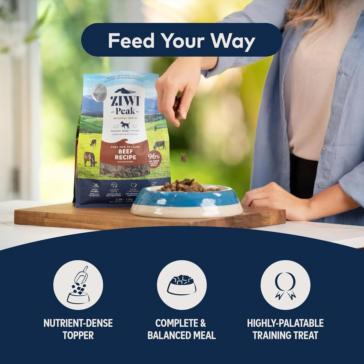 ZIWI Peak Grain Free Air-Dried New Zealand Tripe and Lamb Dry Dog Food