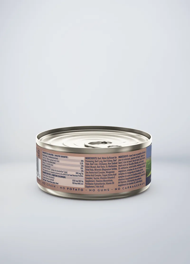 ZIWI Peak Grain Free Beef Recipe Canned Cat Food