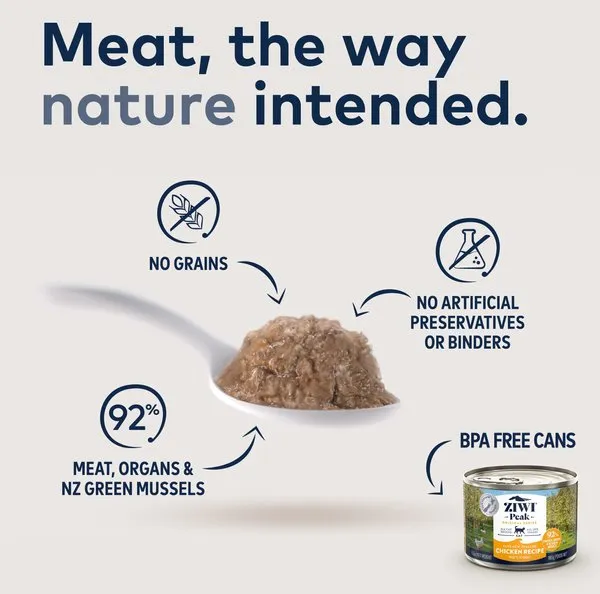 ZIWI Peak Grain Free Free-Range Chicken Recipe Canned Cat Food