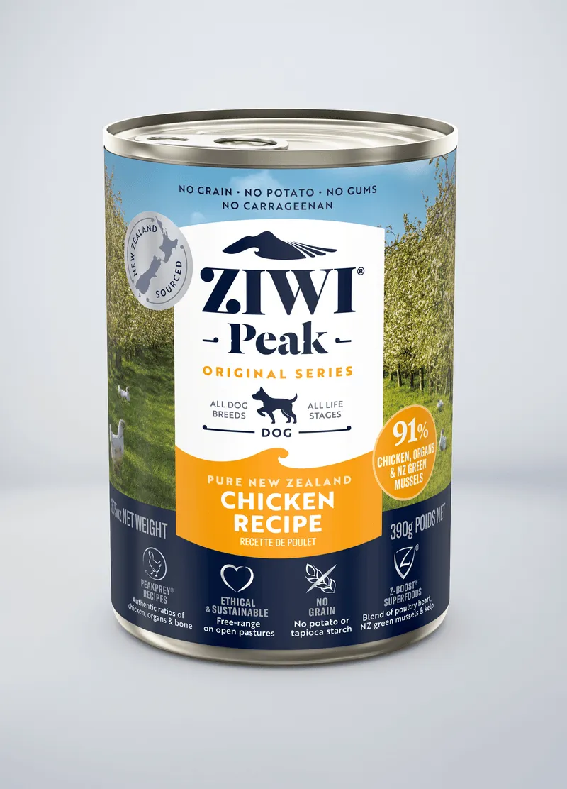 ZIWI Peak Grain Free Free-Range Chicken Recipe Canned Dog Food